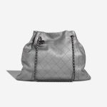 Chanel Drawstring Calf Grey Front | Sell your designer bag