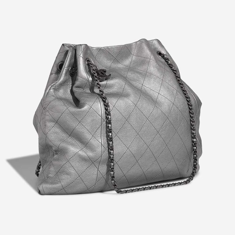 Chanel Drawstring Calf Grey | Sell your designer bag