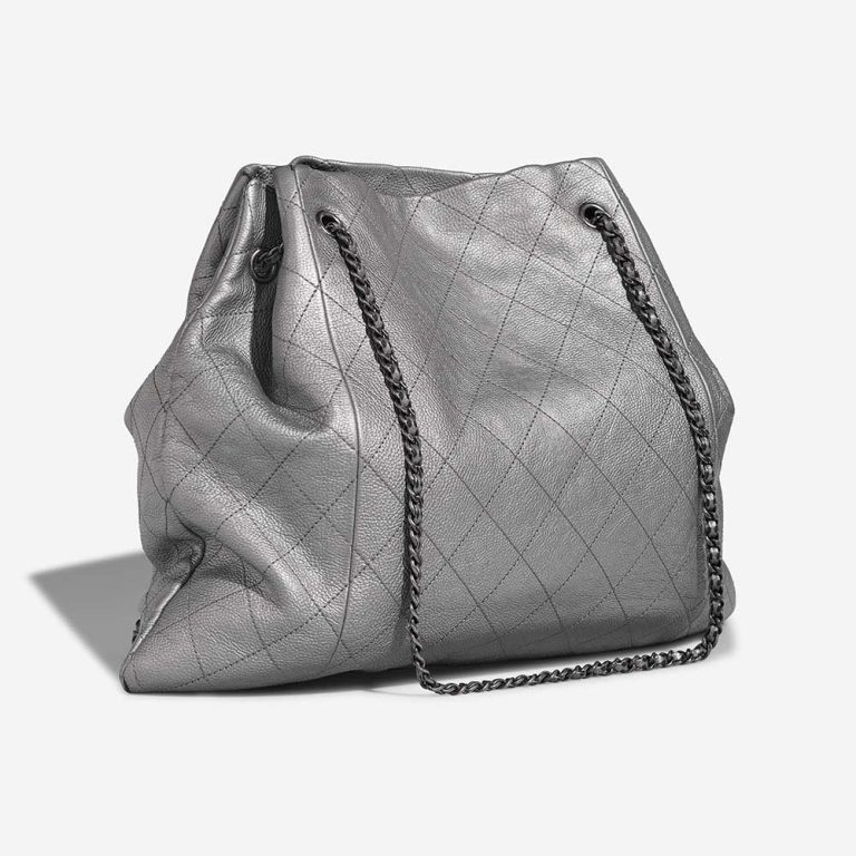 Chanel Drawstring Calf Grey | Sell your designer bag