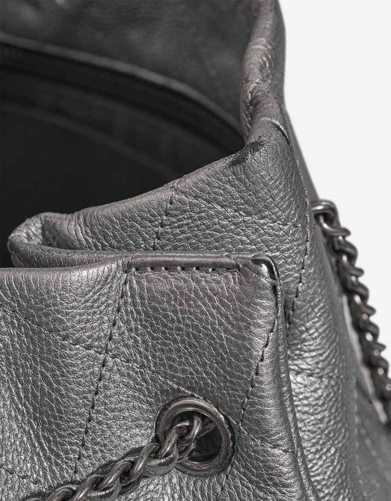 Chanel Drawstring Calf Grey Signs of wear | Sell your designer bag