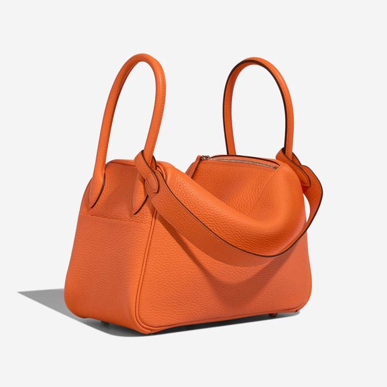 Hermès Lindy 26 Taurillon Clémence Orange Minium | Verkaufen Sie Ihre Designer-Tasche