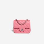 Chanel Timeless Mini Square Lamb Pink Front | Sell your designer bag