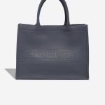 Dior Book Tote Medium Calf Blue Front | Sell your designer bag