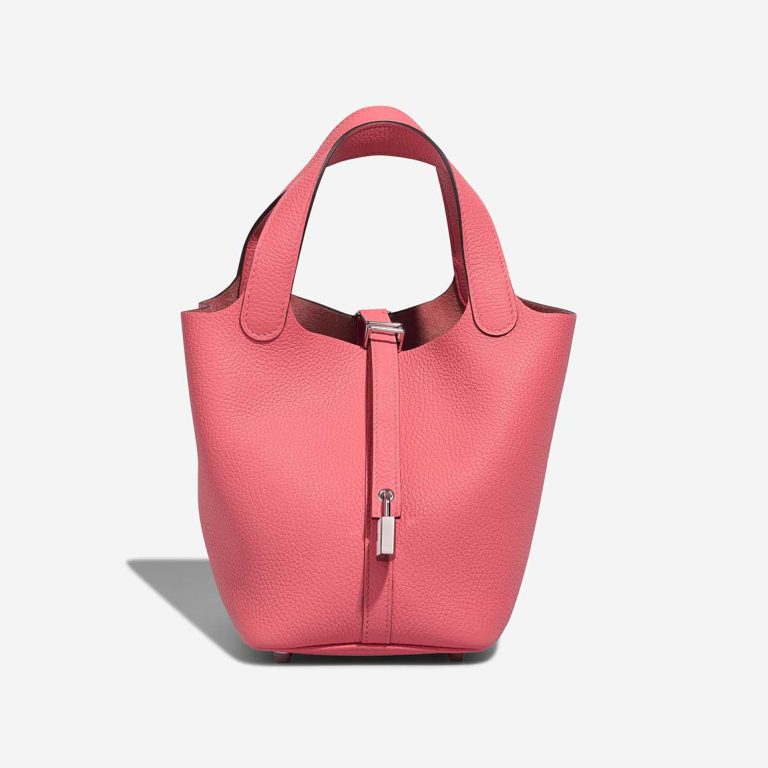 Hermès Picotin 18 Clémence Rose Azalée Front | Sell your designer bag