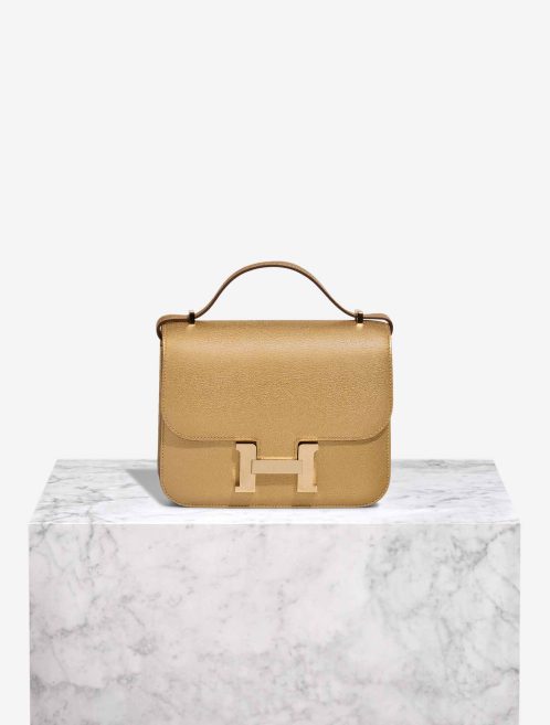 Hermès Constance 18 Chèvre Mysore Dore Front | Sell your designer bag