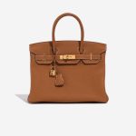 Hermès Birkin 30 Togo Gold Front | Verkaufen Sie Ihre Designer-Tasche