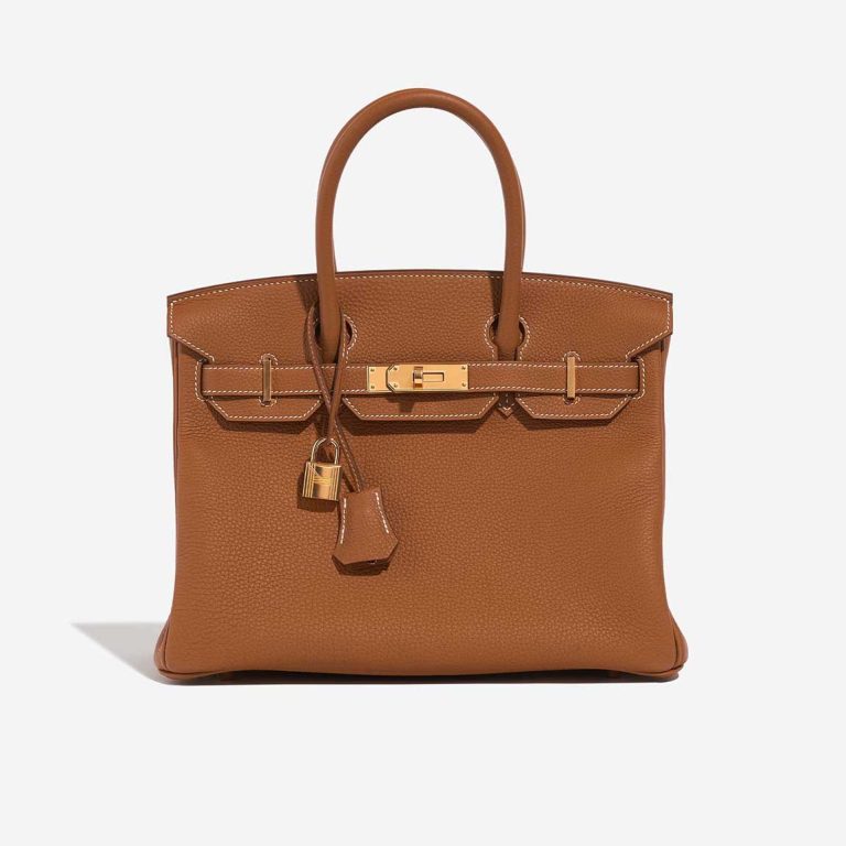 Hermès Birkin 30 Togo Gold Front | Sell your designer bag