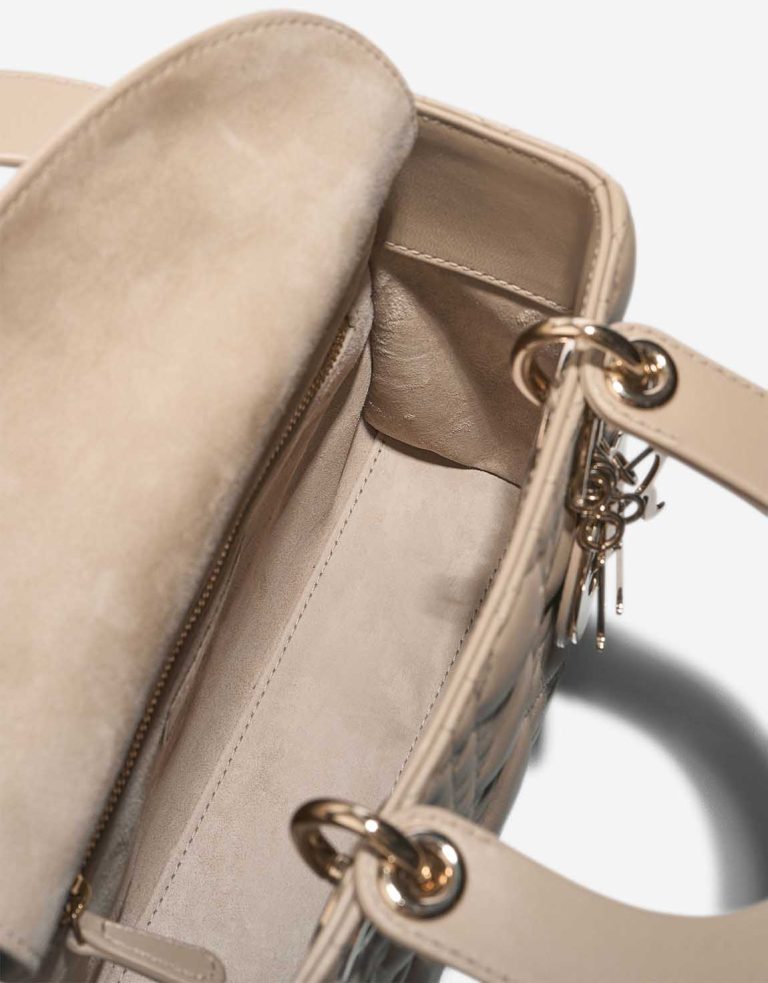 Dior Lady Small Lamb Beige Inside | Sell your designer bag