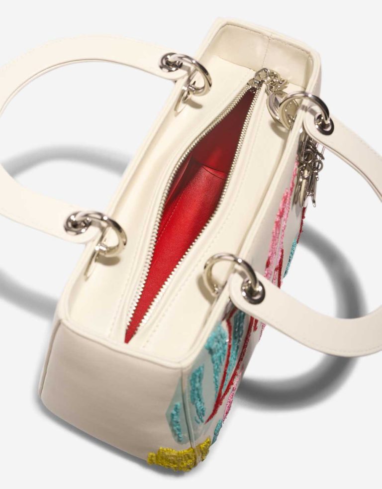 Dior Lady Medium Calf / Sequins White / Multicolour Inside | Sell your designer bag