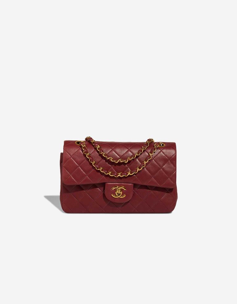 Chanel red bag small sale