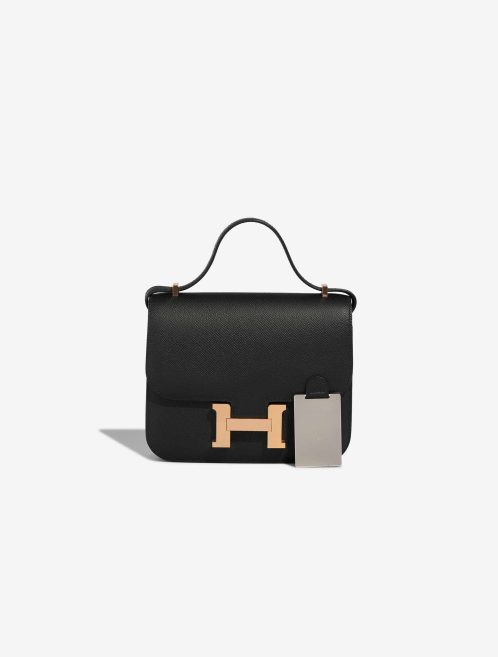 Hermès Constance 18 Epsom Schwarz Front | Verkaufen Sie Ihre Designer-Tasche