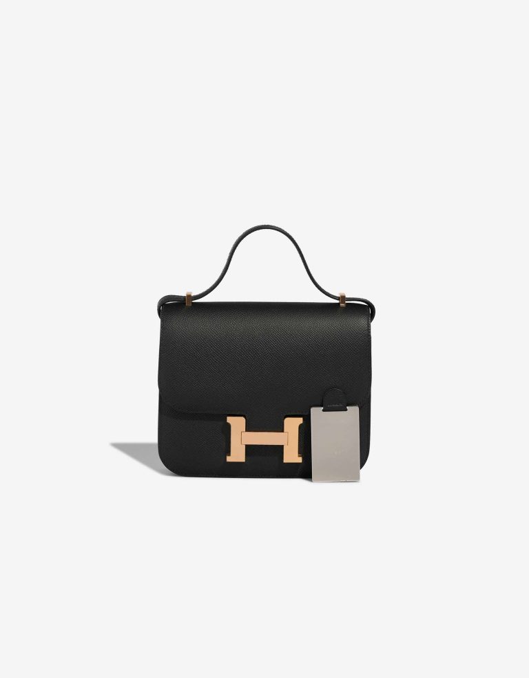 Hermès Constance 18 Epsom Schwarz Front | Verkaufen Sie Ihre Designer-Tasche