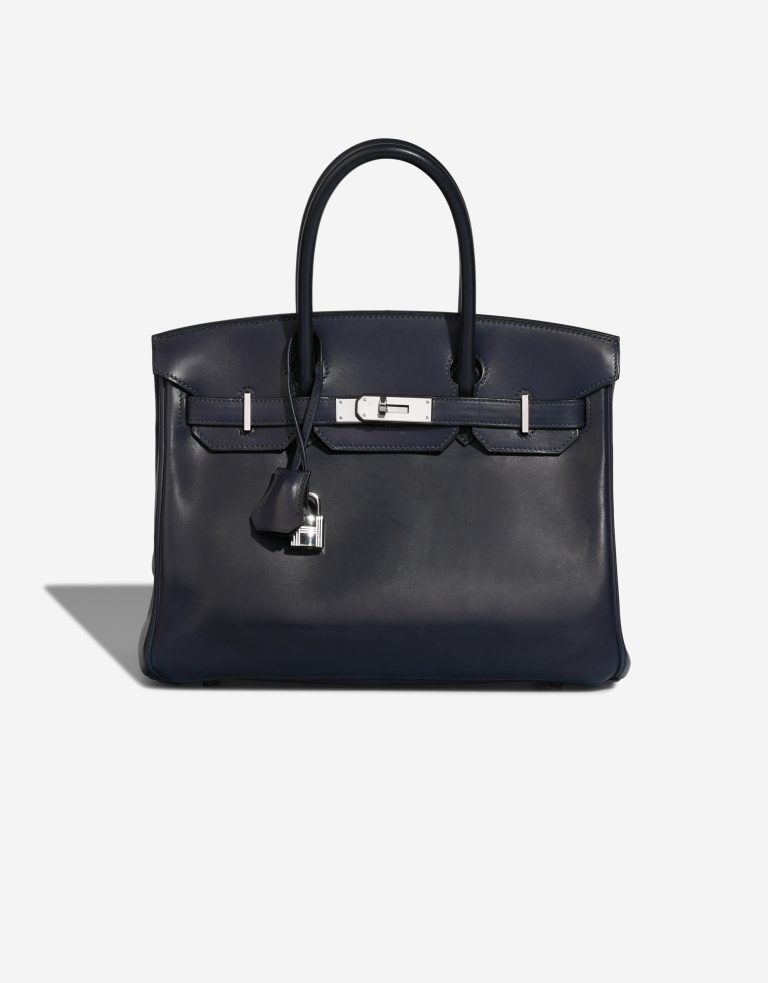 Hermès Birkin 30 Box Bleu Saphir Front | Vendre votre sac de créateur