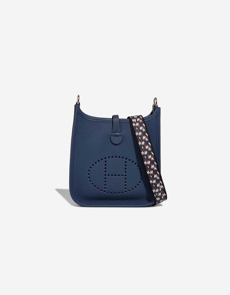 Hermès Evelyne 16 Amazone / Taurillon Maurice Bleu Outremer Front | Verkaufen Sie Ihre Designertasche