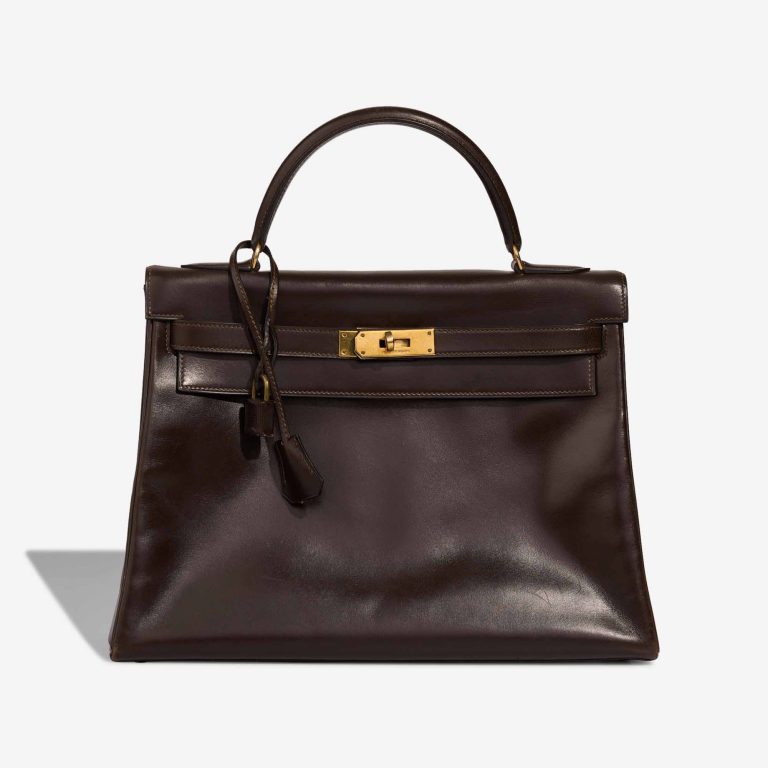 Hermès Kelly 32 Box Chocolate Front | Sell your designer bag