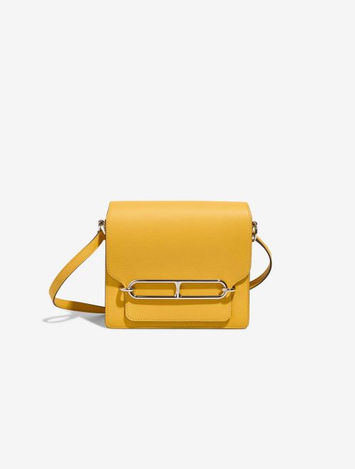 Hermès Roulis 18 Swift Jaune Ambre Front | Vendre votre sac de créateur