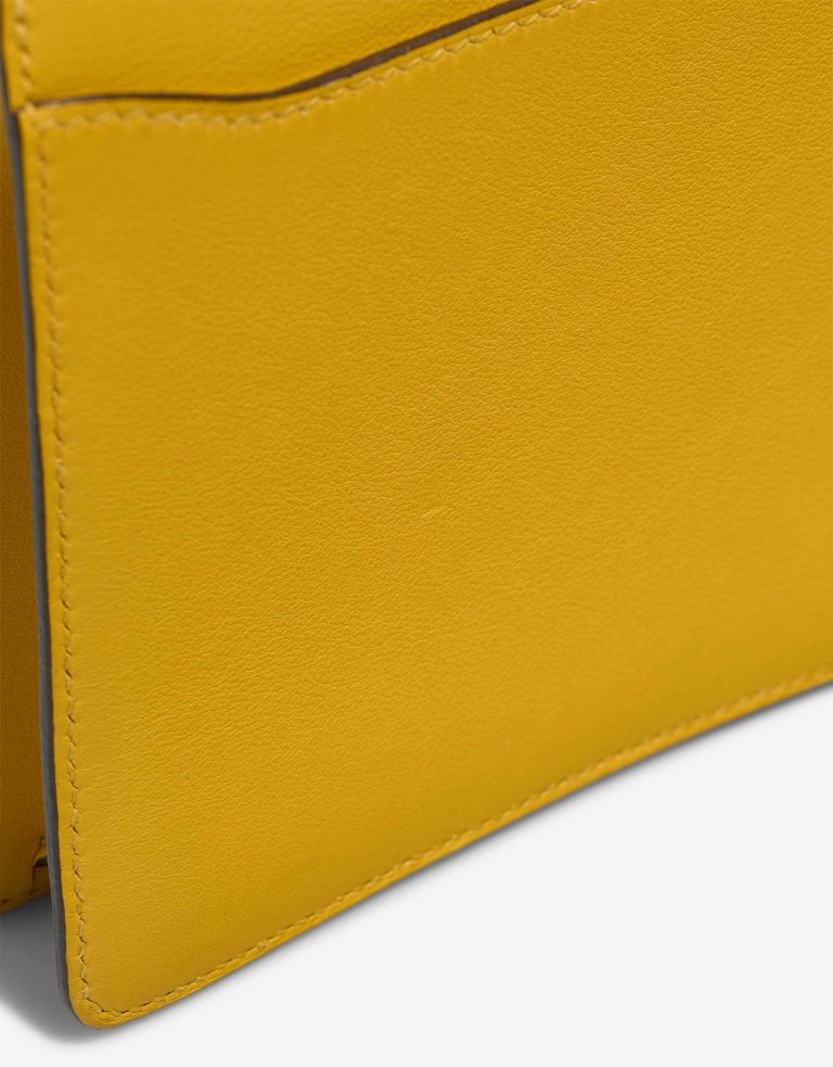 Hermès Roulis 18 Swift Jaune Ambre Signs of wear | Sell your designer bag