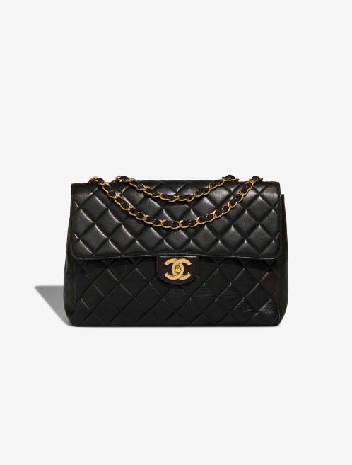 Chanel Timeless Jumbo Lamb Black Front | Sell your designer bag