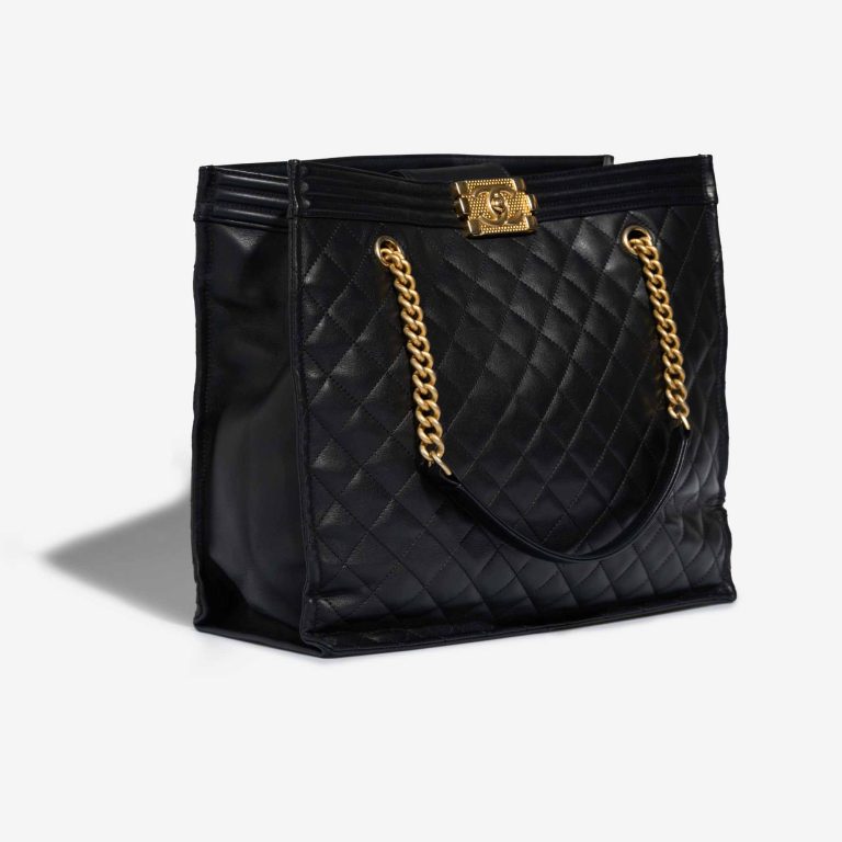 Chanel Boy Shopping Tote Lamb Black | Sell your designer bag