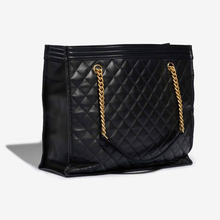 Chanel Boy Shopping Tote Lamb Black | Sell your designer bag