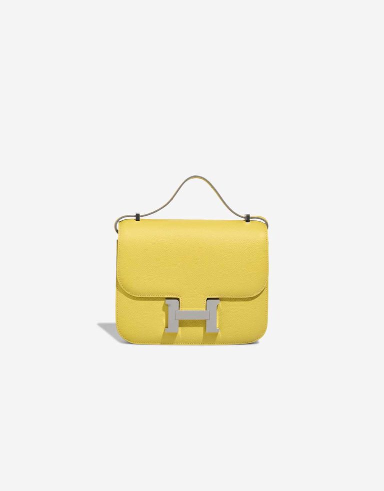 Hermès Constance 18 Epsom Lime Front | Sell your designer bag