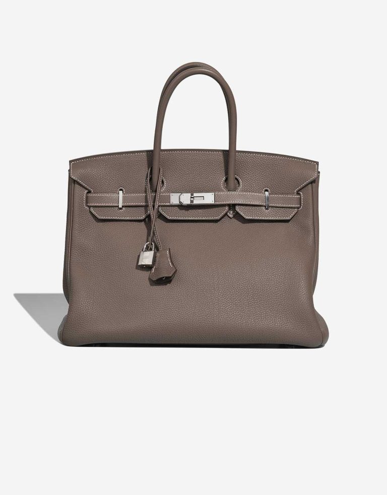 Hermès Birkin 35 Togo Étoupe Front | Vendre votre sac de créateur