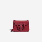 Hermès Halzan Mini Swift Rouge Grenat Front | Verkaufen Sie Ihre Designer-Tasche