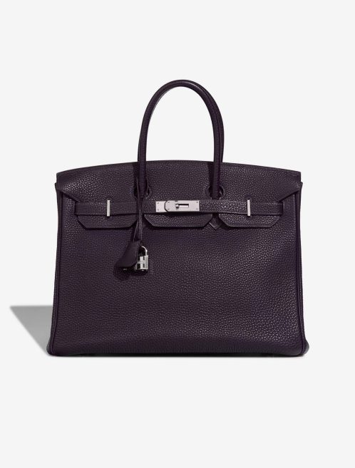 Hermès Birkin 35 Clémence Raisin Front | Sell your designer bag