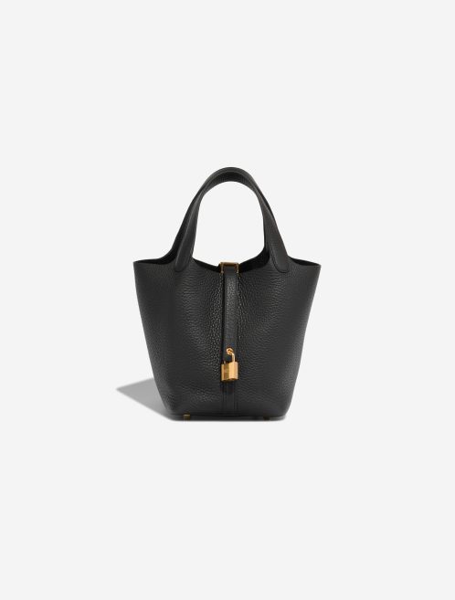 Hermès Picotin 18 Clémence Black Front | Sell your designer bag