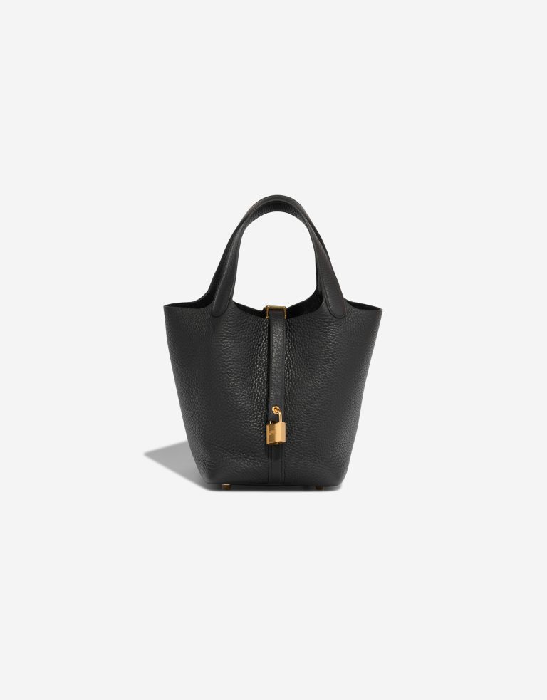 Hermès Picotin 18 Clémence Black Front | Sell your designer bag