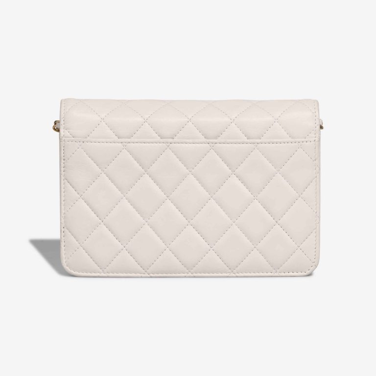 Chanel Enchained Wallet On Chain Calf White | Sell your designer bag