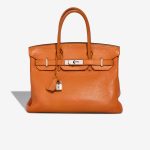 Hermès Birkin 30 Clémence Orange Front | Vendez votre sac de créateur