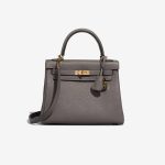 Hermès Kelly 25 Togo Gris Meyer Front | Sell your designer bag