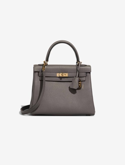 Hermès Kelly 25 Togo Gris Meyer Front | Vendre votre sac de créateur