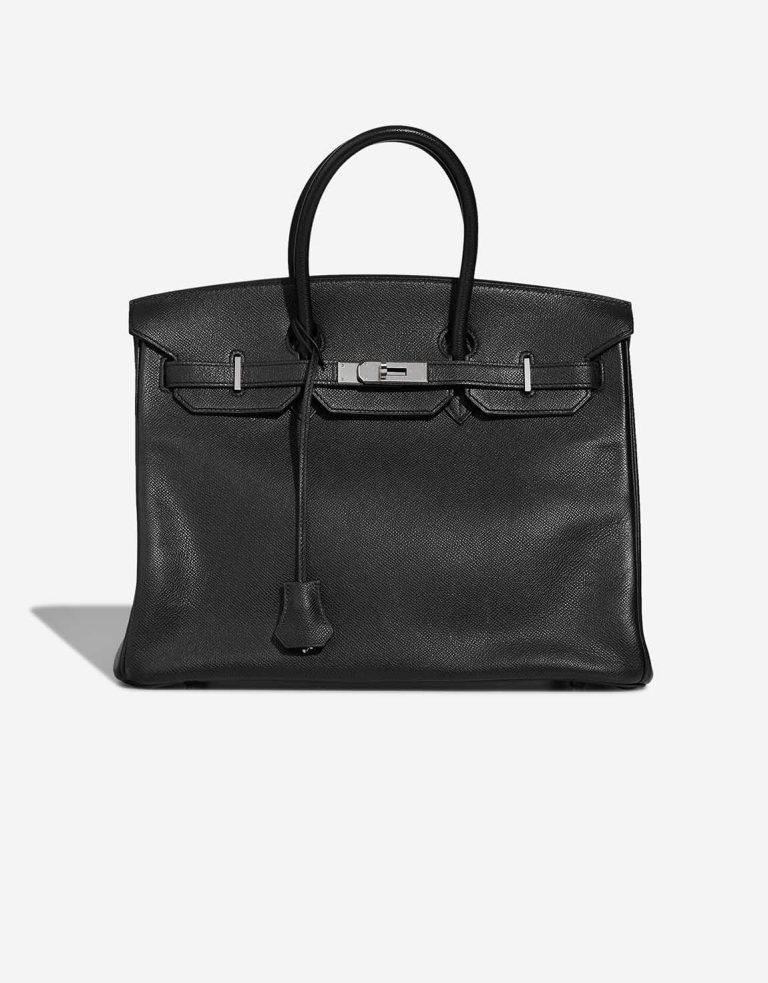 Hermès Birkin 35 Epsom Black Front | Sell your designer bag