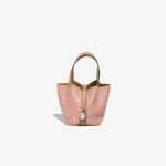 Hermès Picotin Micro Lucky Daisy Swift Chai / Rose / White Front | Sell your designer bag