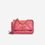 Chanel 19 Flap Bag Lamb Pink Front | Sell your designer bag