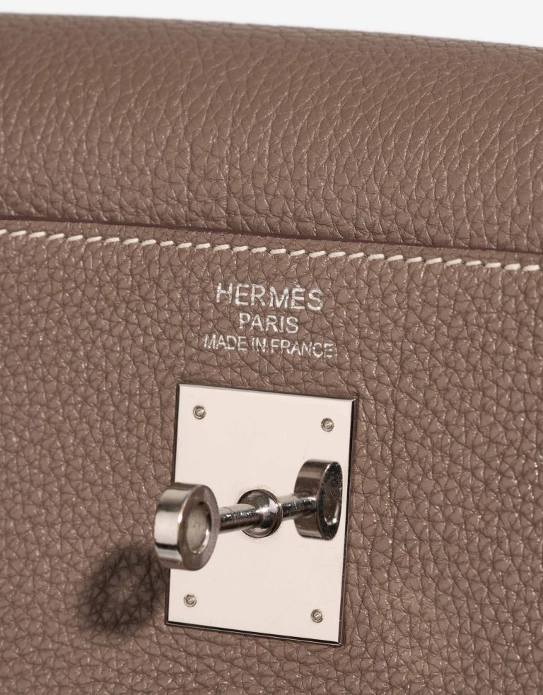 Hermès Kelly 35 Clémence Étoupe Logo | Sell your designer bag