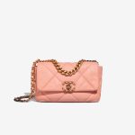 Chanel 19 Flap Bag Lamb Pink Front | Sell your designer bag