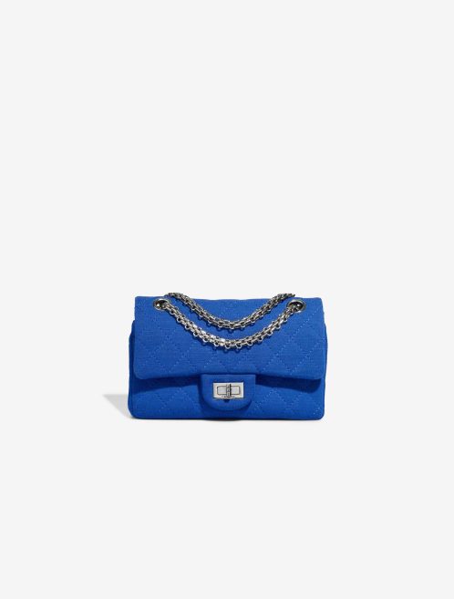 Chanel 2.55 Reissue Mini Jersey Blue Front | Vendez votre sac de créateur