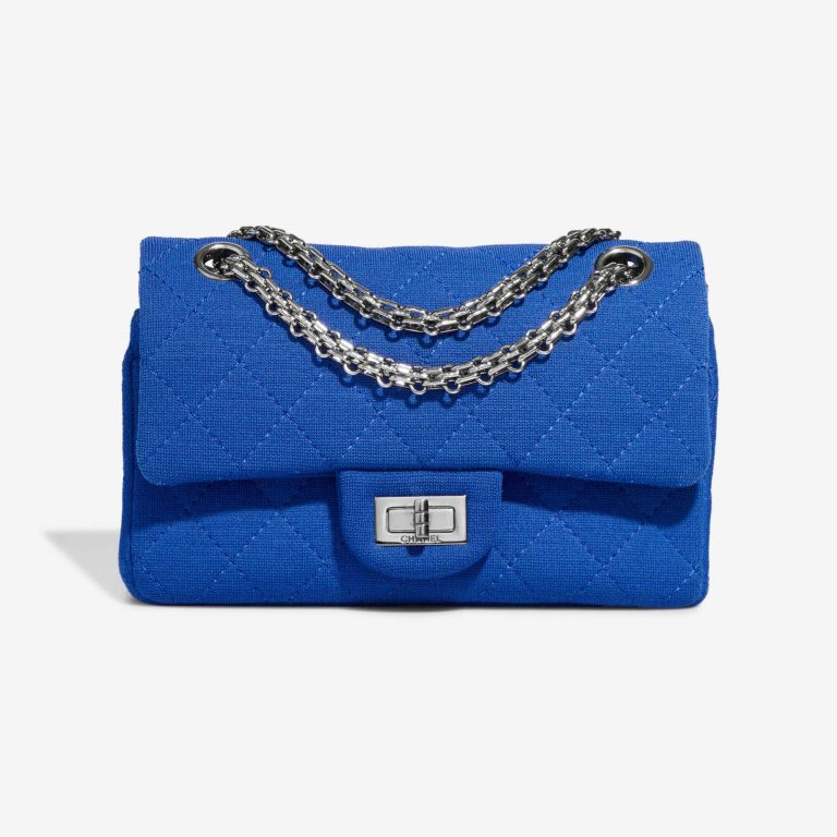 Chanel 2.55 Reissue Mini Jersey Blue Front | Sell your designer bag