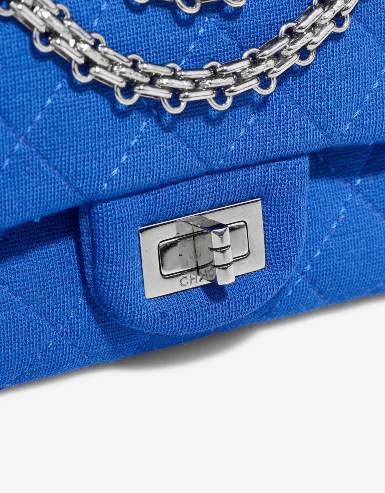 Chanel 2.55 Reissue Mini Jersey Blue Closing System | Sell your designer bag