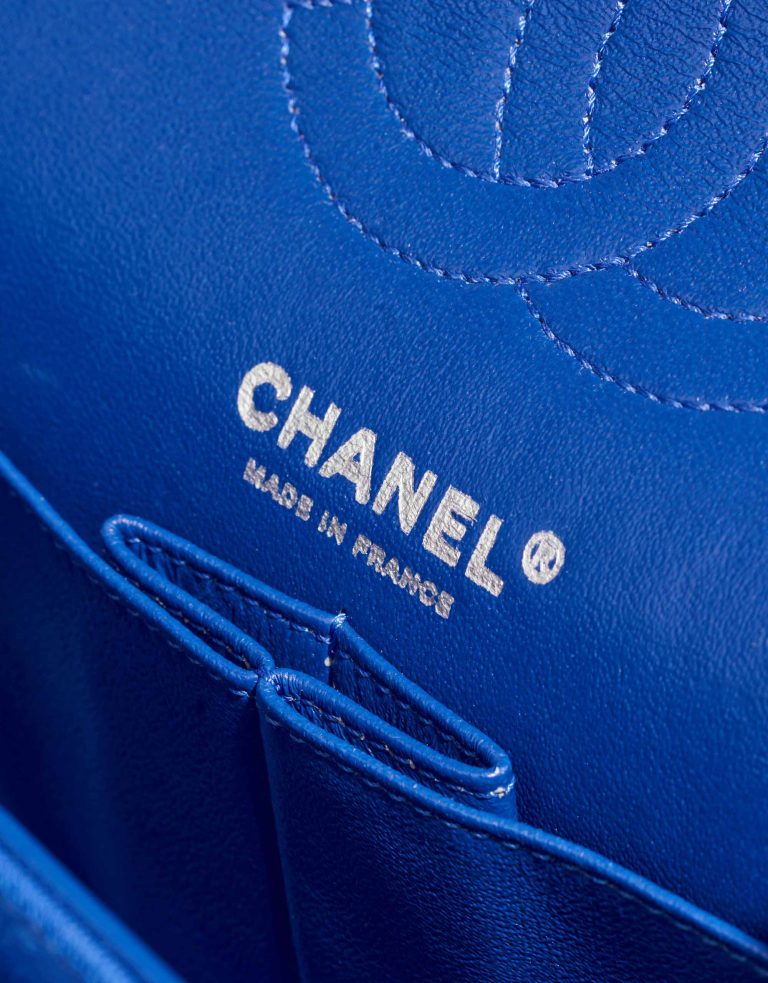 Chanel 2.55 Reissue Mini Jersey Blue Logo | Sell your designer bag