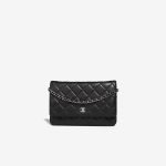 Chanel Timeless Wallet On Chain Lamb Black Front | Sell your designer bag