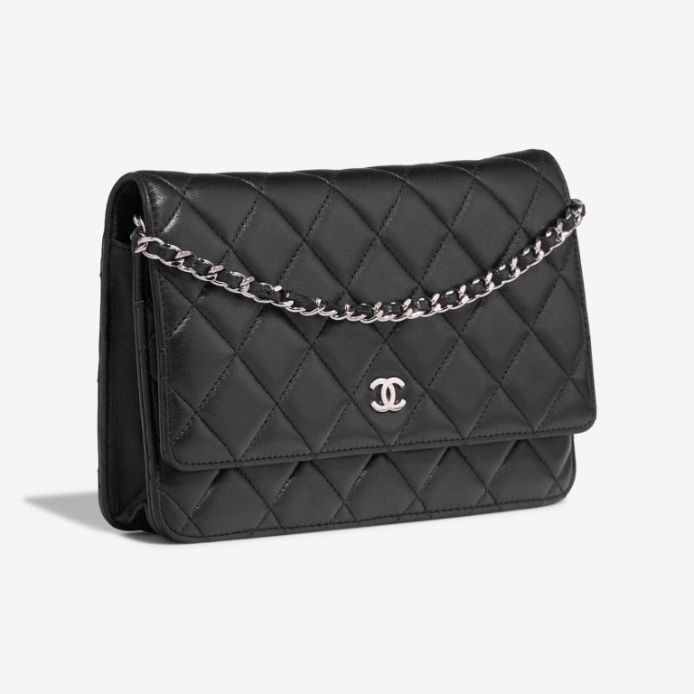 Chanel Timeless Wallet On Chain  Lammleder  Schwarz | Verkaufe deine Designertasche