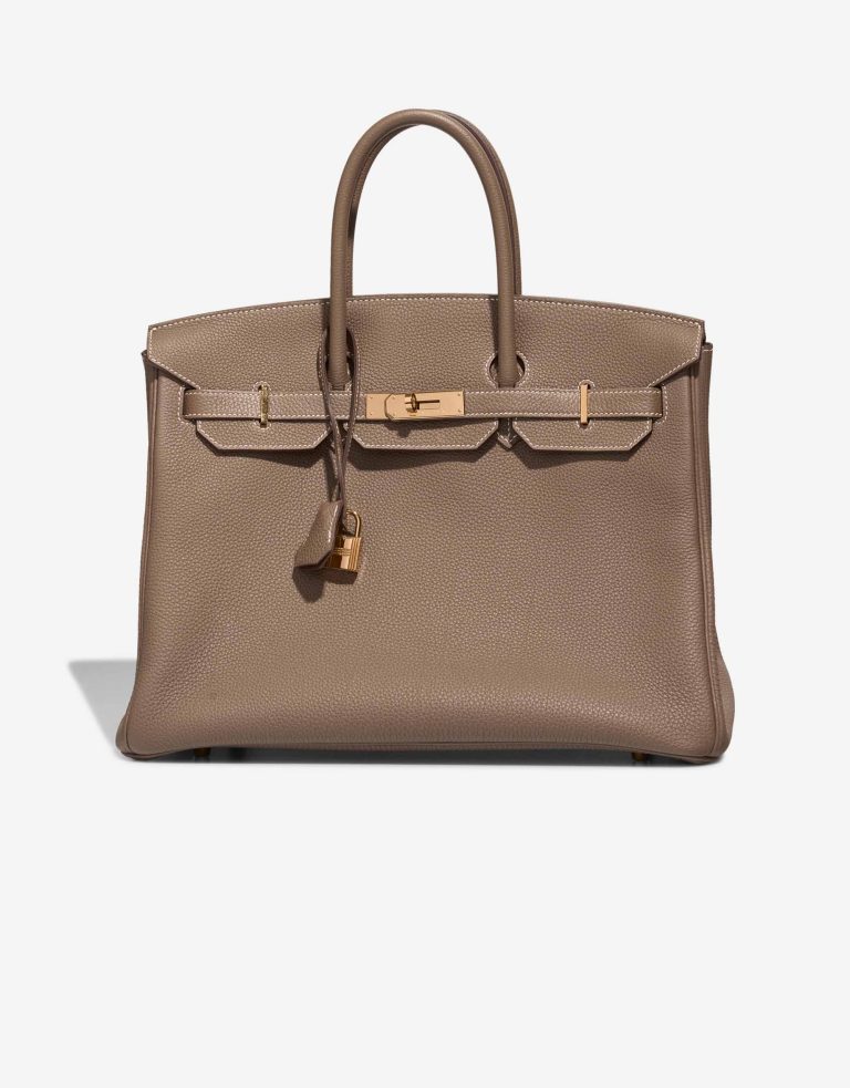 Hermès Birkin 35 Togo Etoupe Front | Verkaufen Sie Ihre Designertasche