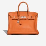 Hermès Birkin 35 Orange Clémence Front | Sell your designer bag