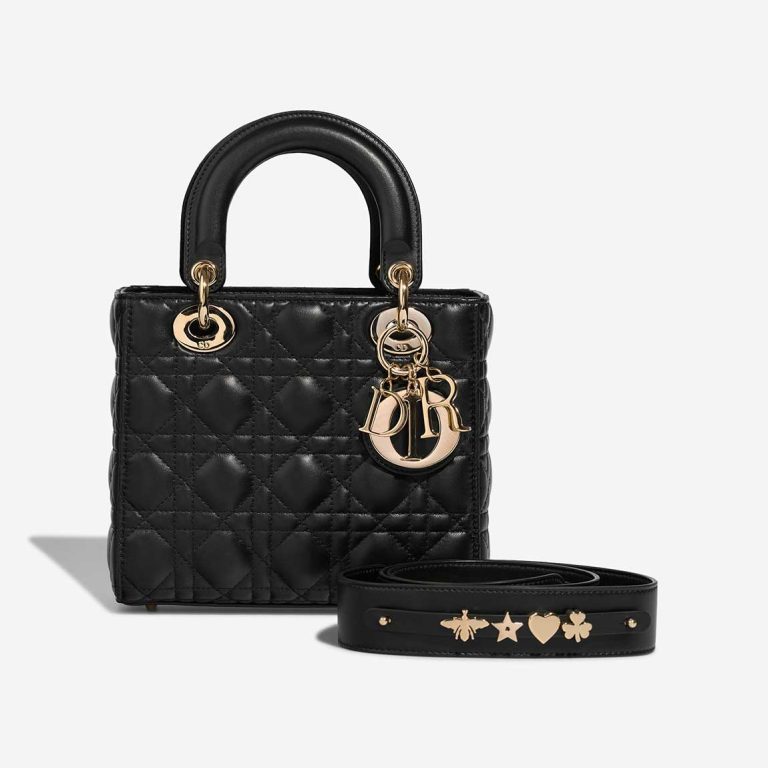 Dior Lady Small Lammleder Black Front | Verkaufen Sie Ihre Designertasche