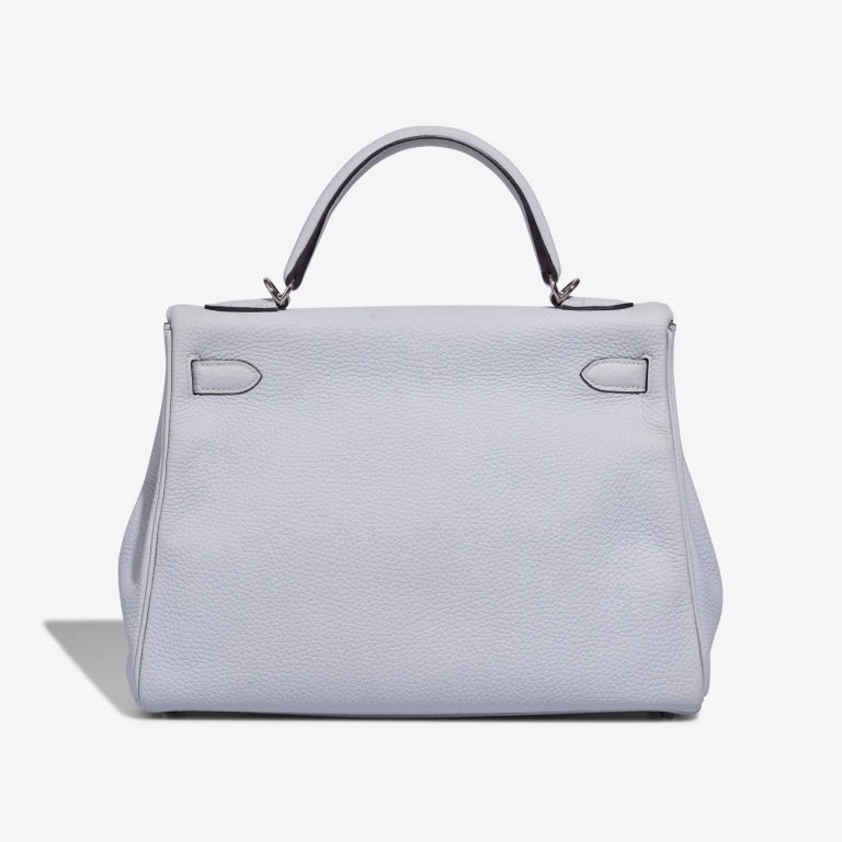 Hermès Kelly 32 Taurillon Clémence Bleu Pale | Vendre votre sac de créateur