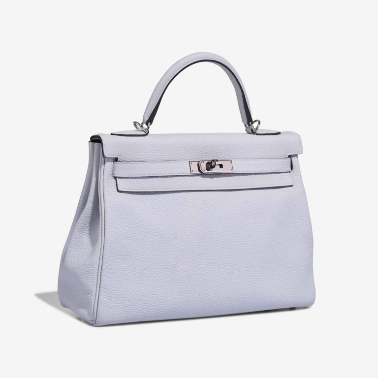 Hermès Kelly 32 Taurillon Clémence Bleu Pale | Vendre votre sac de créateur